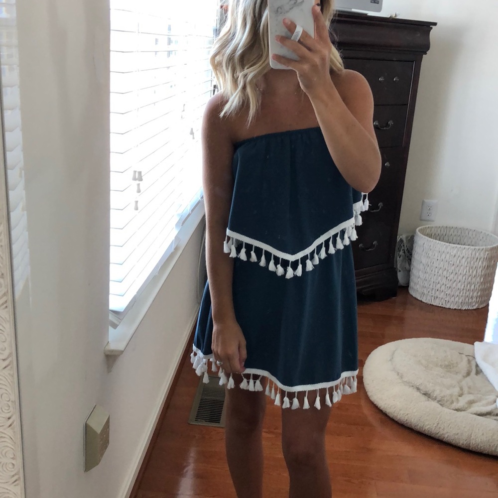 Strapless dress